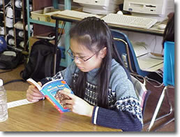 Girl reading Girl reading