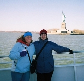 Heather Horton and Rachel Trapp: UAS outgoing NSE students visiting NYC