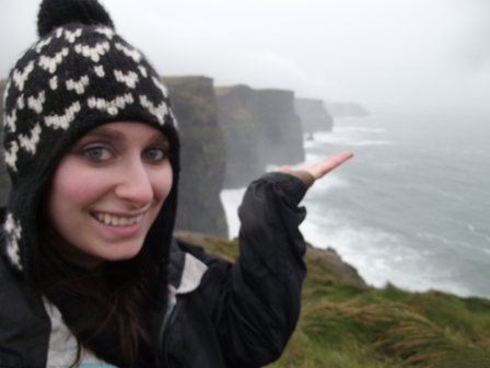 Jamie Parker: UAS student in Ireland shows us where Harry Porter and Dumbledore enter the cave in search of a horcrux.
