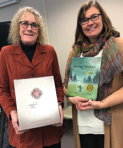 UAS Provost Karen Carey and Dr. Verena Roberts (credit: Lori Klein)