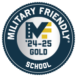 2024-2025 Military Friendly® Designation, Gold Distinction Logo