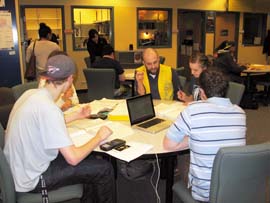 Learning Center action shot